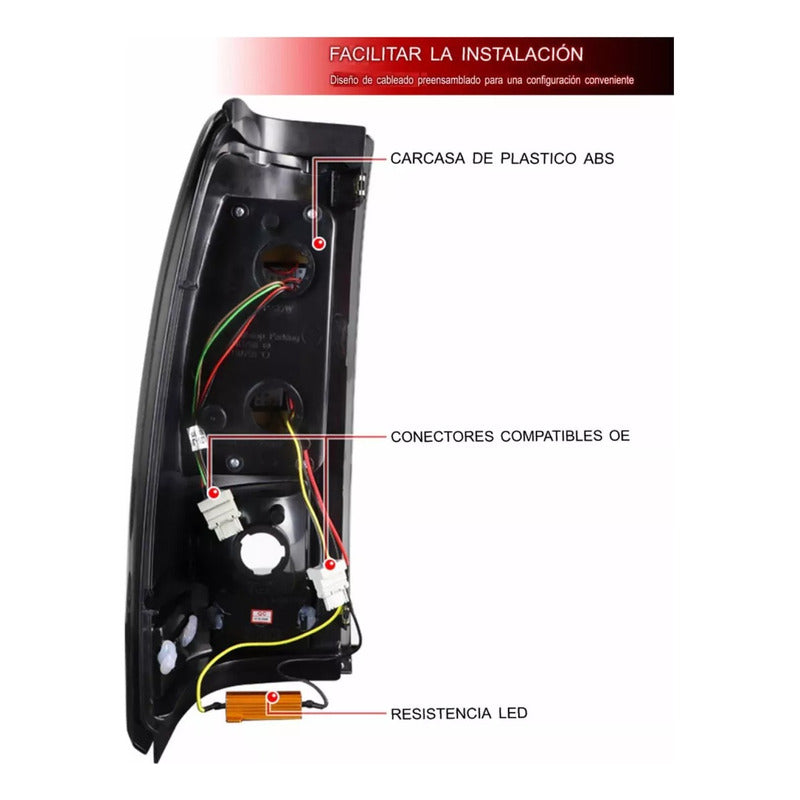 Calaveras Led Chevrolet Silverado 1999 a 2002