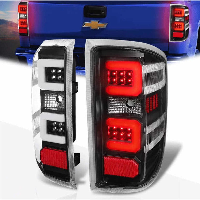 Calaveras Led Para Chev Silverado/gmc Sierra 2014 A 2019