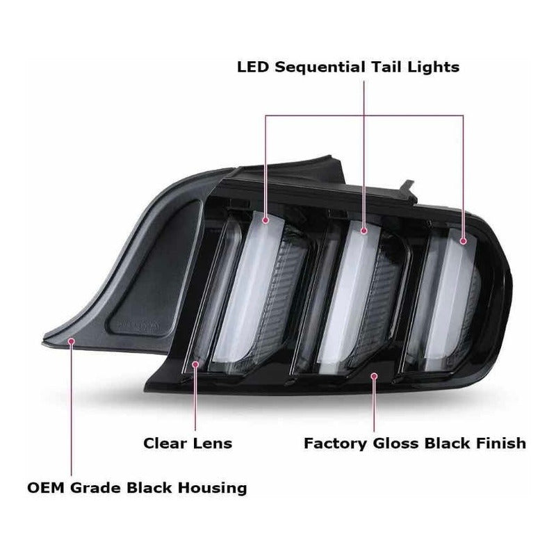 Led Skulls Ford Mustang 2015 2016 2017 2018 2019 2020