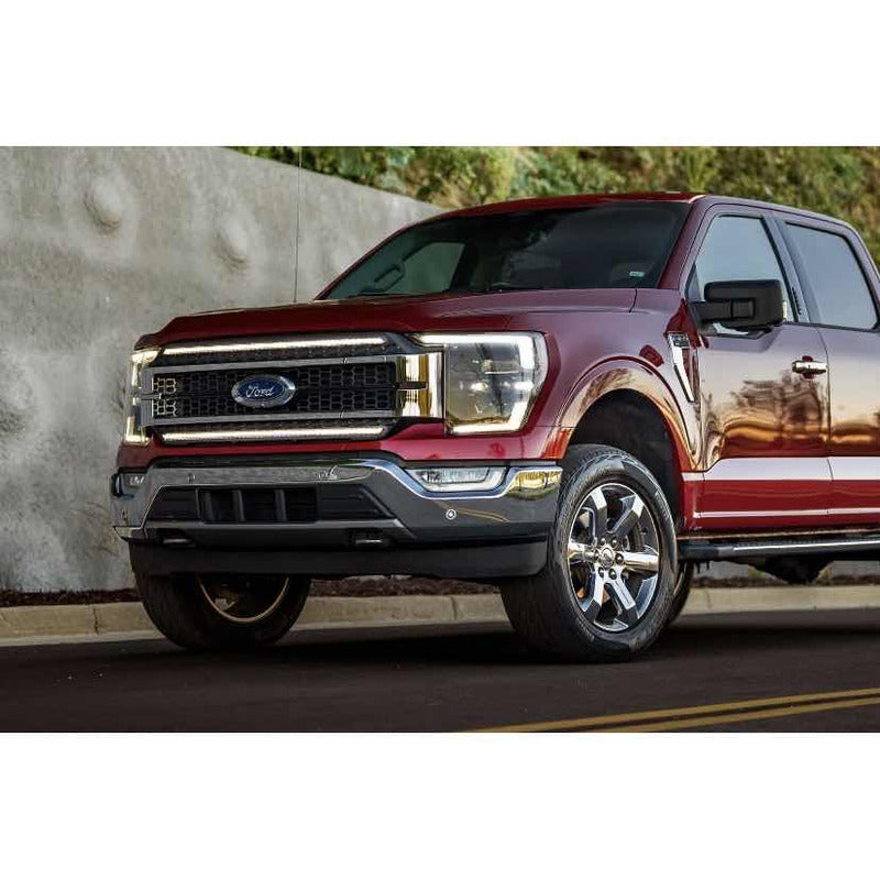 Parrilla Ford F-150 Drl Negro 2021 2022 2023 2024