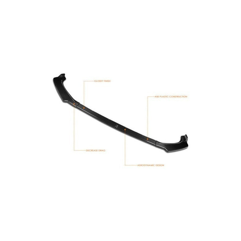 Lip Acc. Delantero Fibra De Carbono Para Mazda 6 2019 A 2021