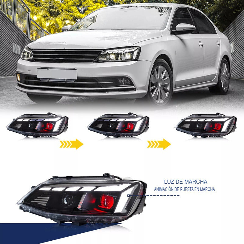 Faros Led Jetta Mk6 2011 2012 2013 2014 2015 A 2018