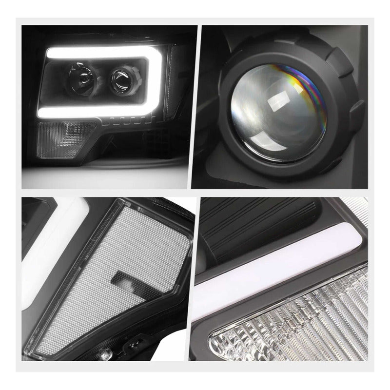 Faros Led Lobo F-150 2009 2010 2011 2012 2013 2014