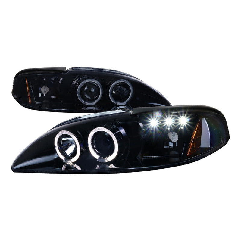 Halo Led Headlights Ford Mustang 1994 to 1998