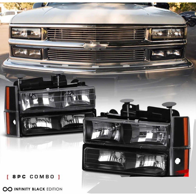 Par De Faros Y Calaveras Silverado 1500/2500 1988 1989 A 93