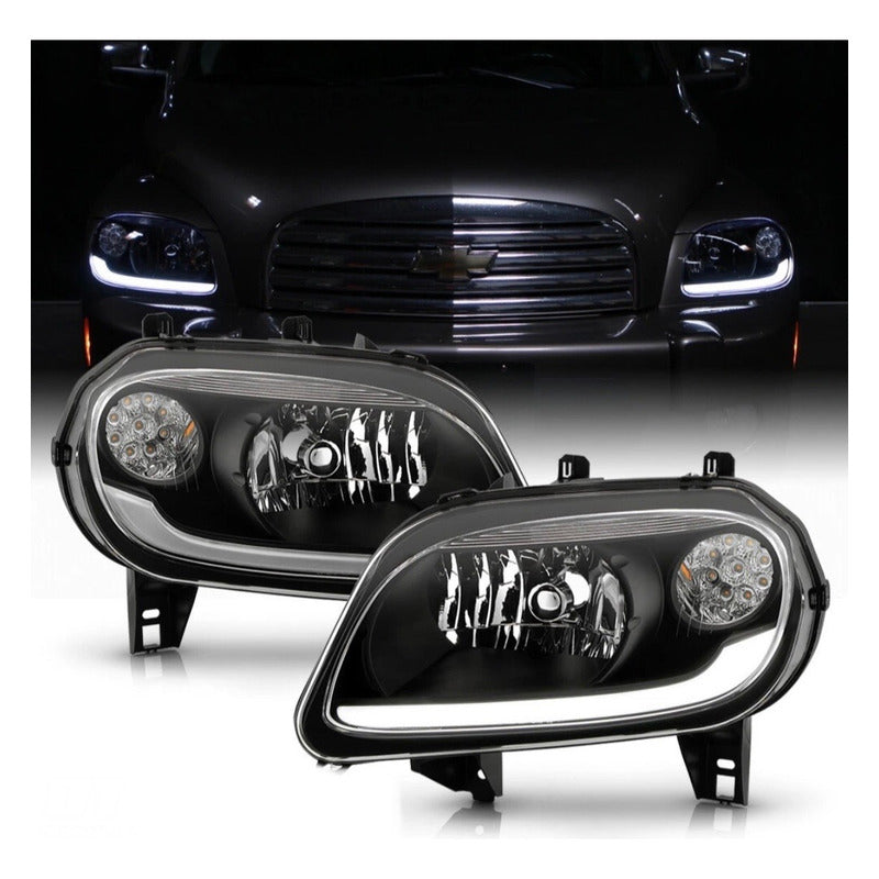 Faros Delanteros Led Chevy Hhr 2006 2007 2009 A 2011