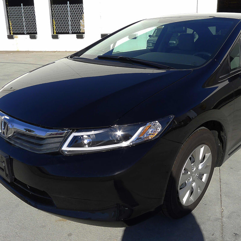 Headlights Honda Civic Coupe Sedan 2012 to 2015