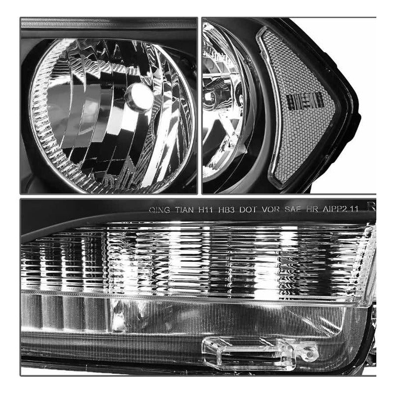 Durango Black Headlight Left Headlight Only 2011 2012 to 2013