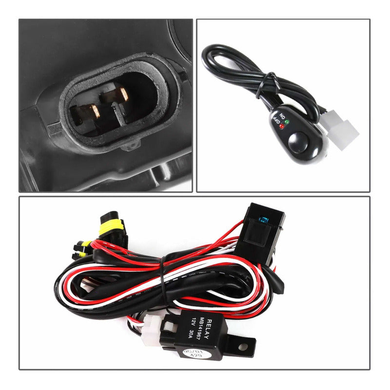 Set Faros De Niebla Led Gmc Sierra 1500 2019 2020 2021