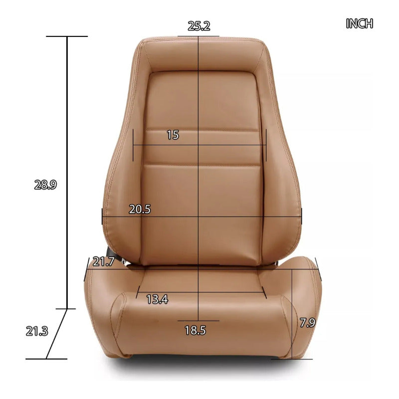 Asientos Para Carros Pick-up De Cuero Universales