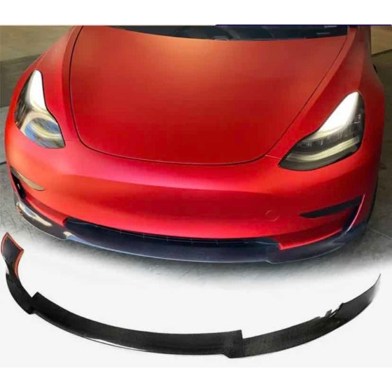 Carbon Fiber Lip Tesla Model 3 2016 to 2021