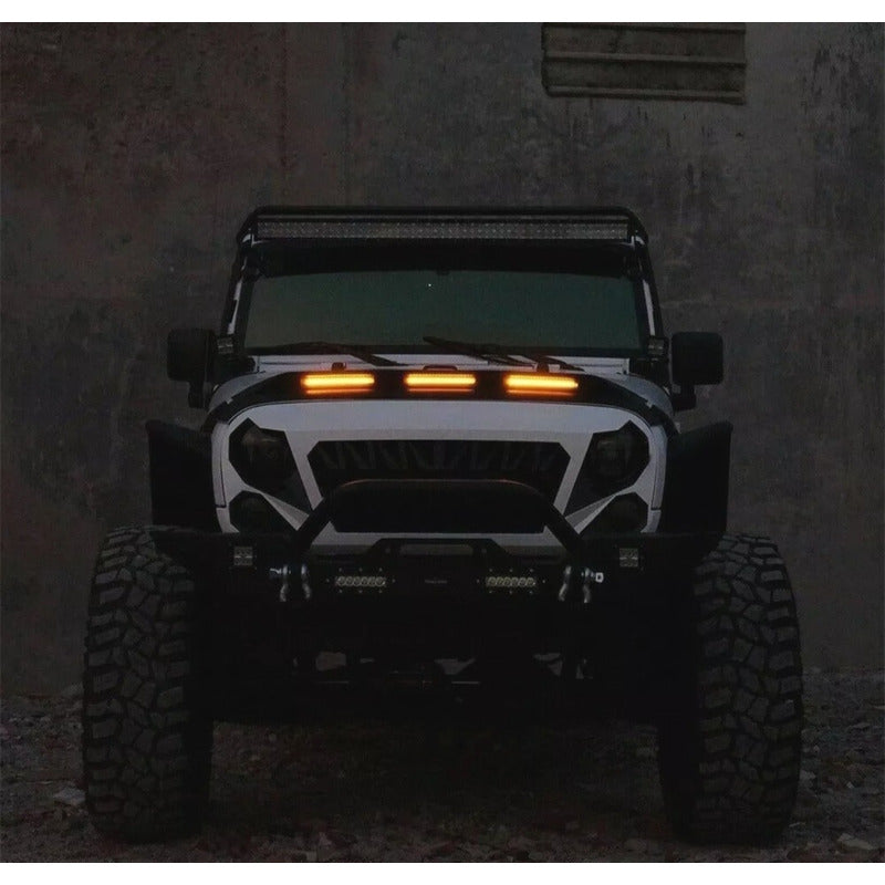 Protector Luces Parrilla Jeep Wrangler Jk 2007 2008 A 2018