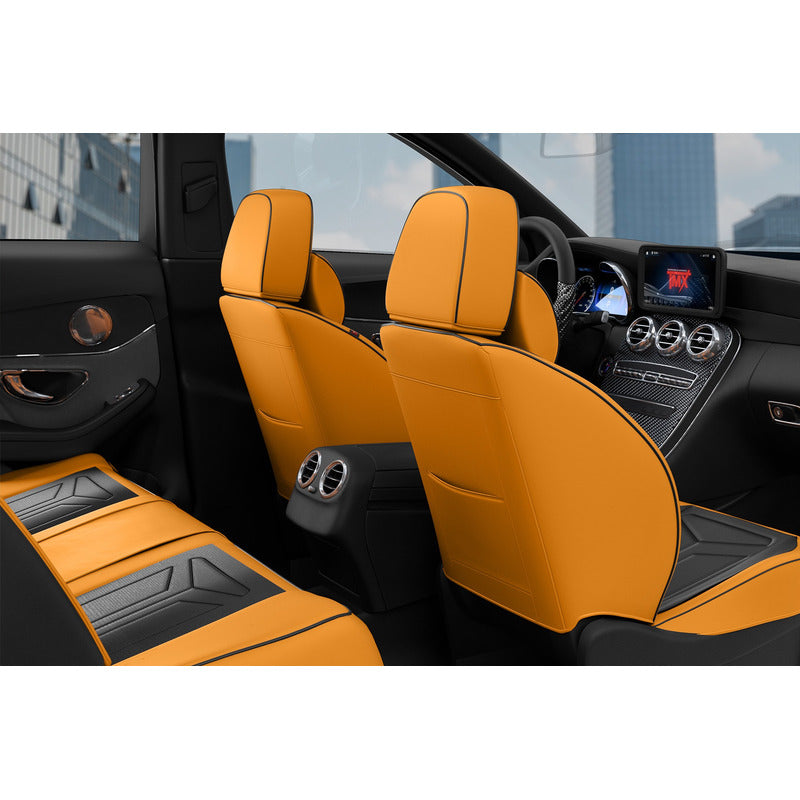Juego De Cubre Asientos Cuero Lujo Ford Escape 2012 A 2016
