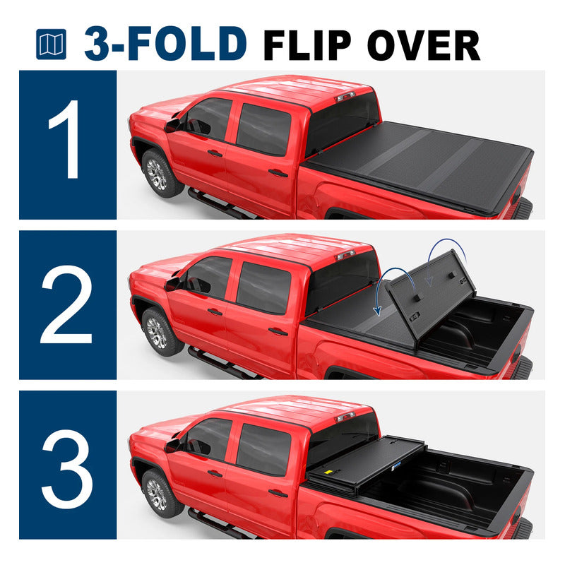 Tapa Cubierta Batea 6.5ft Silverado 1999 2000 2001 A 2006 Negro
