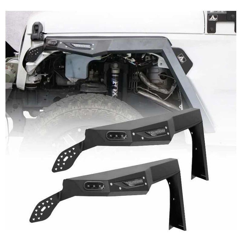 Front and Rear Corner Guards for the 2018 and 2023 Jeep Wrangler