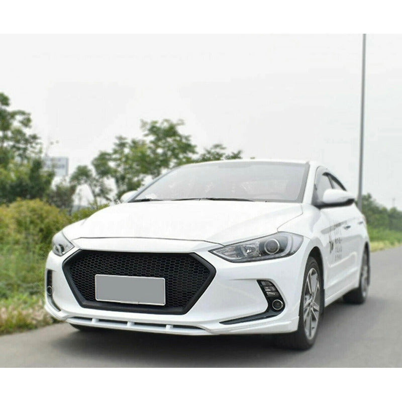 Parrilla Delantera Hyundail Elantra 2017 2018 Negro Mate