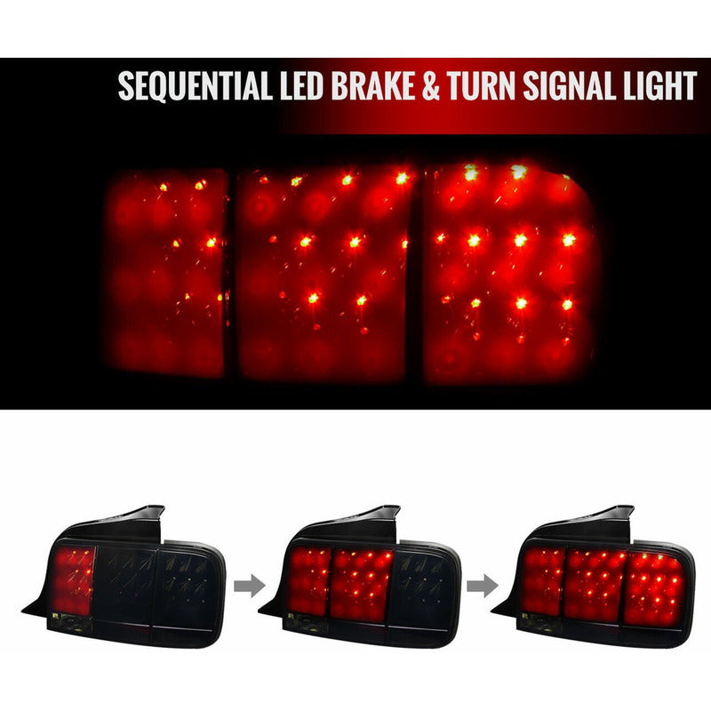 Calaveras Led Ford Mustang 2005 a 2009
