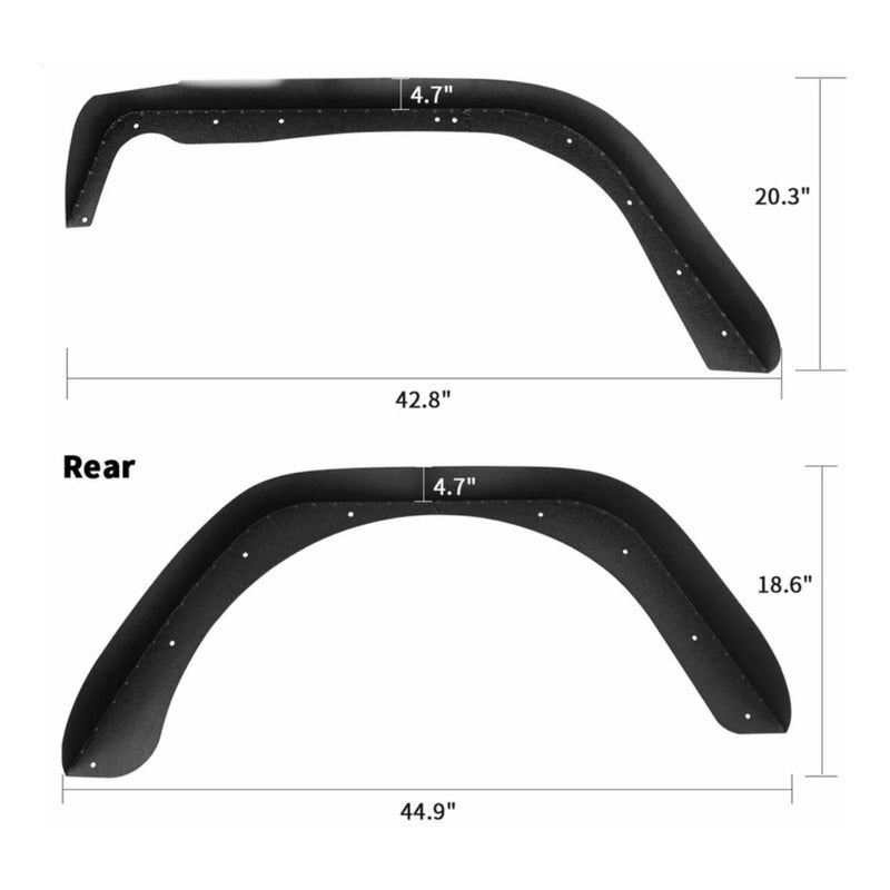 Cantoneras Metálicas Wrangler Tj 1997 1998 1999 2000 A 2004