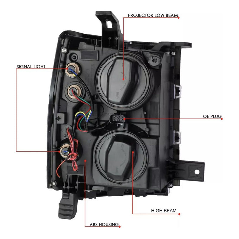 Chevrolet Silverado 2014-2015 LED Headlights