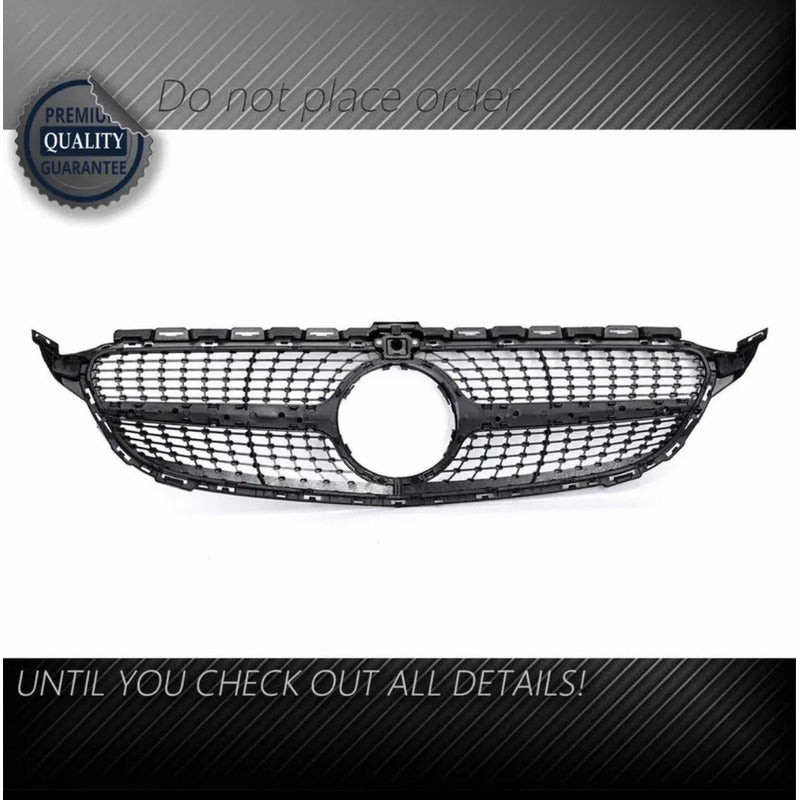 Parrilla Diamond C200 C250 C300 Clase C W205 2015-2018