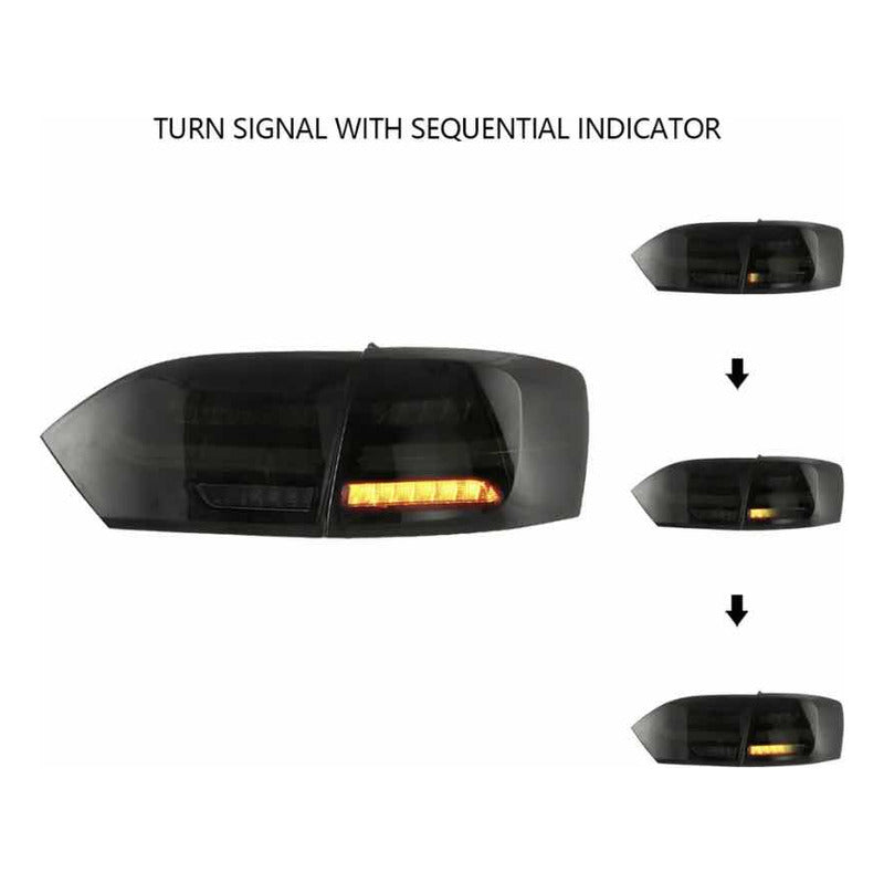 Calaveras Led Volkswagen Jetta Mk6 2011 2012 2013 2014