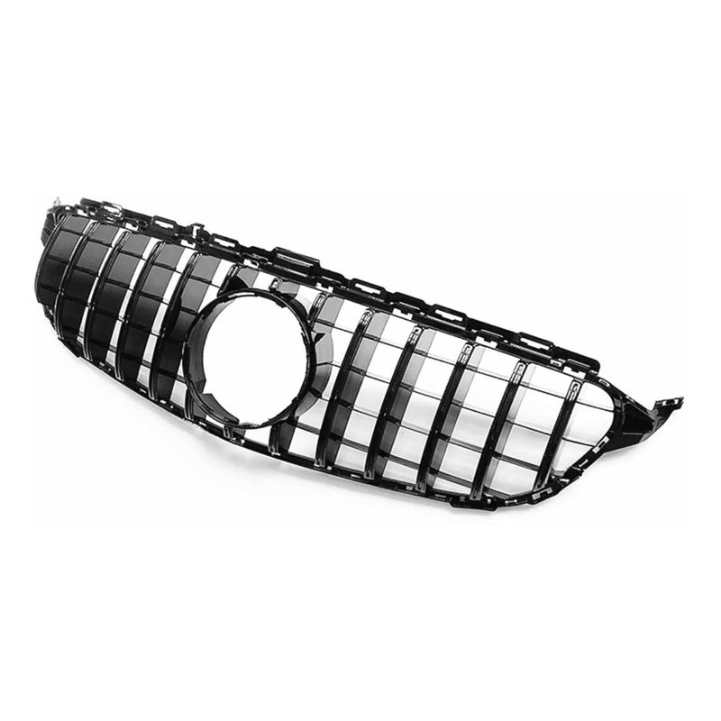 Parrilla Negra Gtr Mercedes C200 C250 C300 W205 2015-2018 Brillante