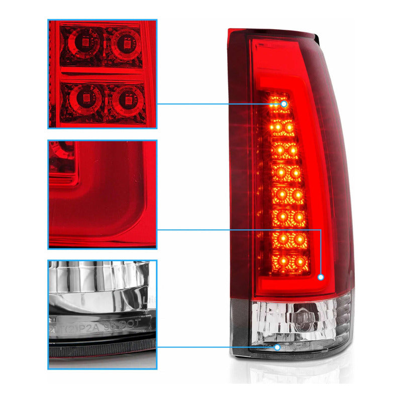 Calaveras Led Chevrolet Silverado GMC Sierra C10 Yukon 1988 a 1999