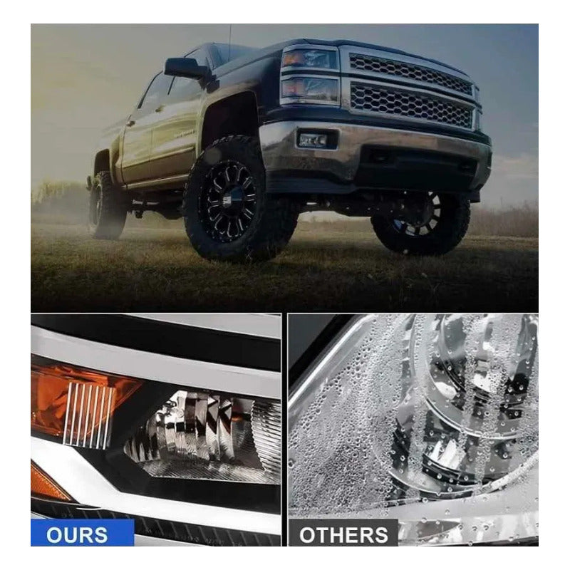 Par De Faros Led Cheyenne Silverado 1500 2014 2015 Cromados