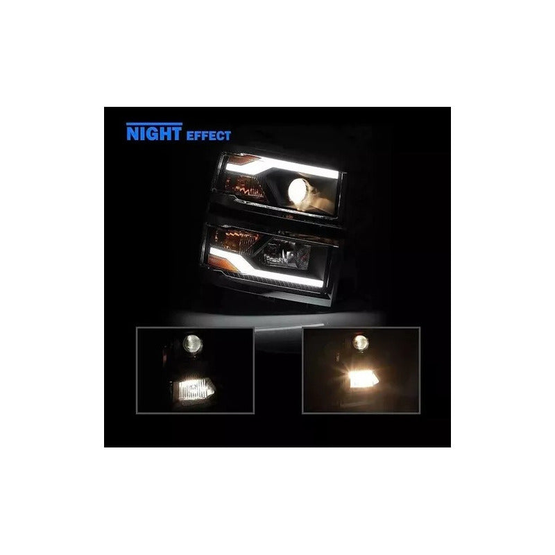 LED Headlights Chevrolet Silverado 1500 2014 2015