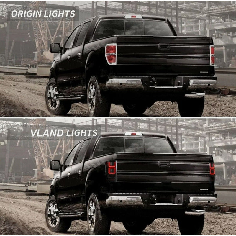 Calaveras Led Ahumadas Ford Lobo F-150 2009 a 2014