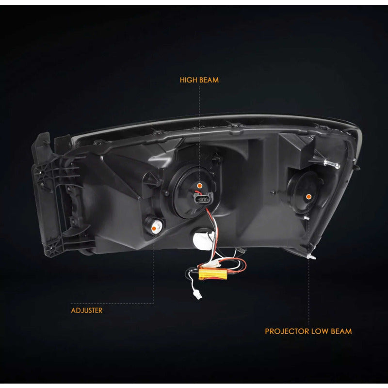 Faros Led Para Dodge Ram 2006 2007 2008 2009