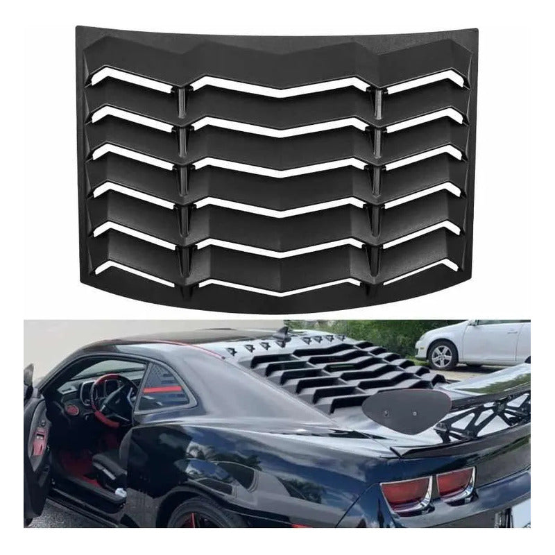 Louver Chevy Camaro Trasera Negro Mate 2010-2015