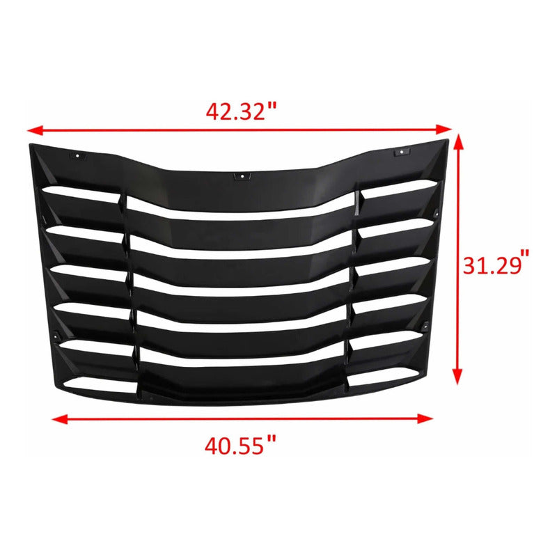 Rear Louver Chev Camaro 2016 2017 2018 2019 2020 2021