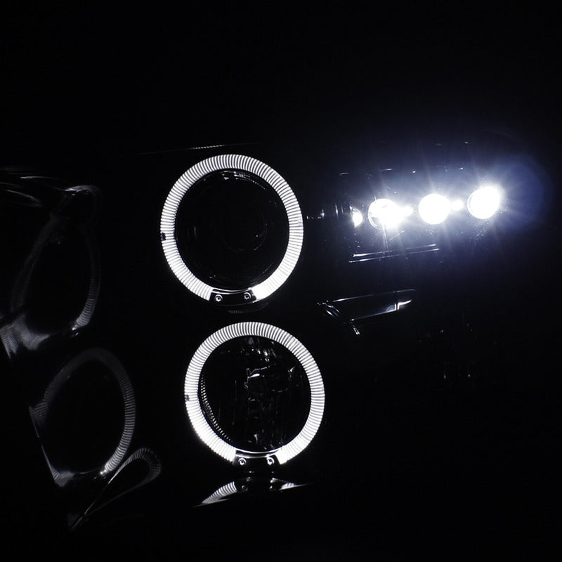 Faros Doble Halo Dodge Ram 1500 2009 2010 2011 2012 A 2018