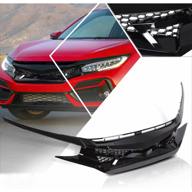 Parrilla Para Honda Civic 2016 2017 2018 Sedan Coupe