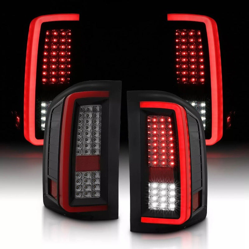 Calavera Led Silverado 1500 2500 3500 2007 2008 A 2014 Rojo