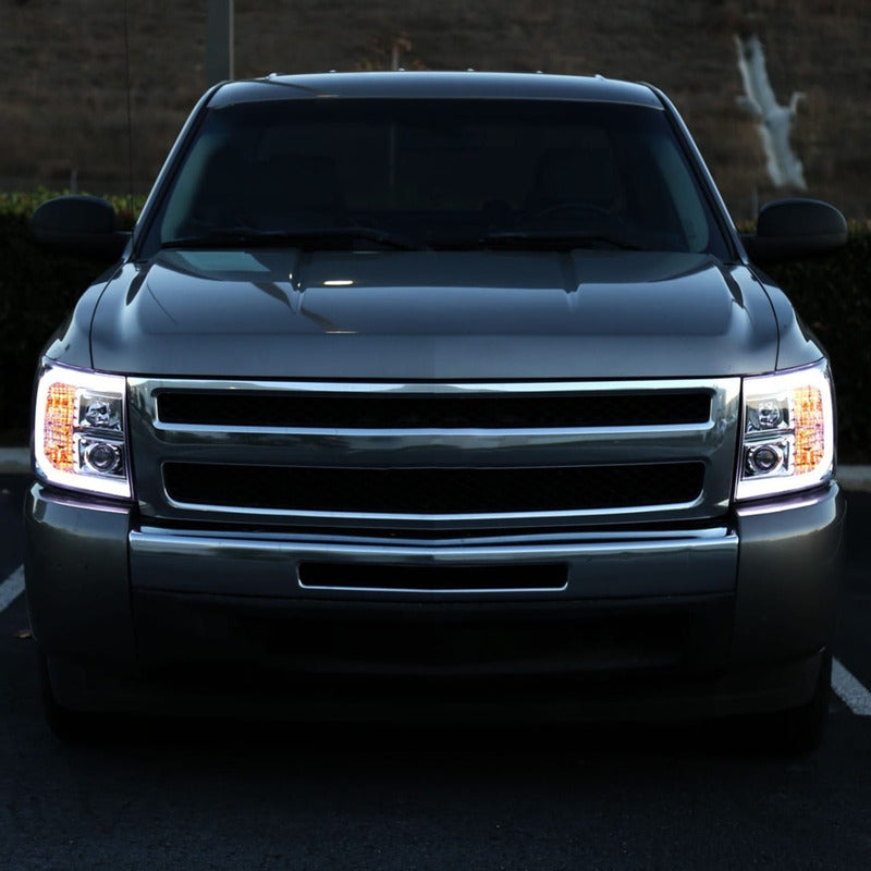Led Drl Headlights Chevrolet Silverado 2007 to 2013