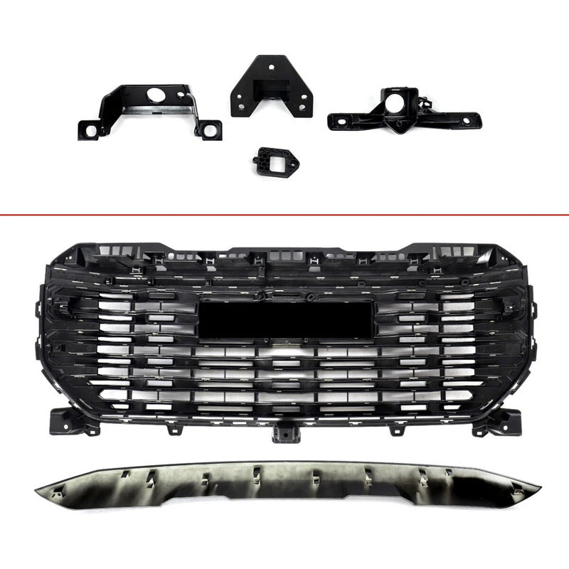 Parrilla Delantera Gmc Sierra 1500 Denali 2022 A 2024 Negro Brillante