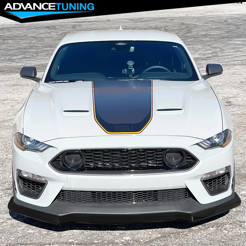 Lip Delantero Ford Mustang 2021 2022 2023 Negro Brillante Negro Brillante