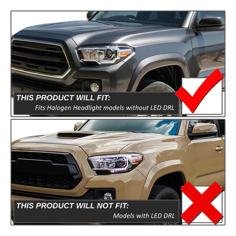 Toyota Tacoma Headlights 2016 to 2020