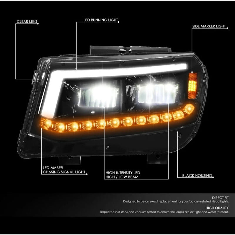 Led Headlights Drl Camaro 2014 2015
