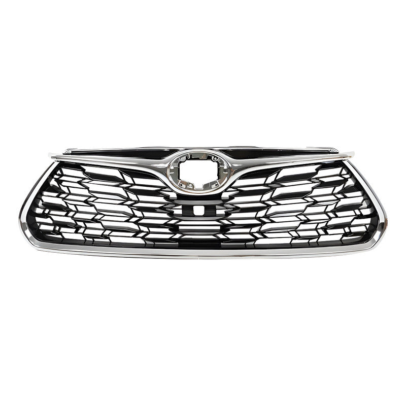 Parrilla Delantera Toyota Highlander Negro/cromo 2020 A 2022 Negro-cromado Brillante