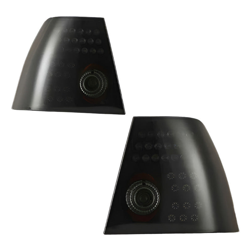 Par De Calaveras Led Volkswagen Jetta 1999 2000 2001 A 2003 Ahumado