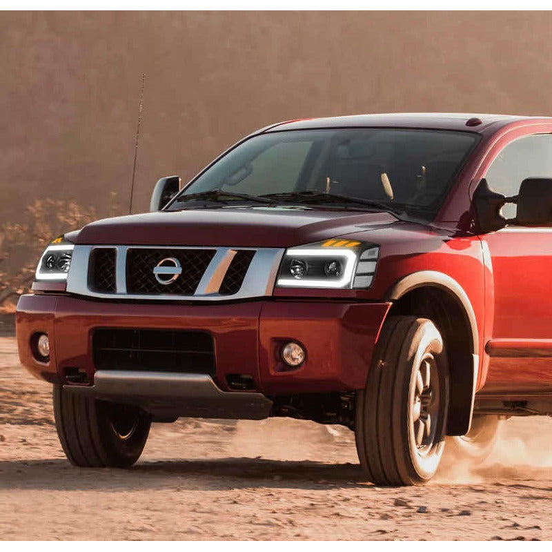 Par De Faros Led Nissan Titan Armada 2004 2005 2006 A 2015