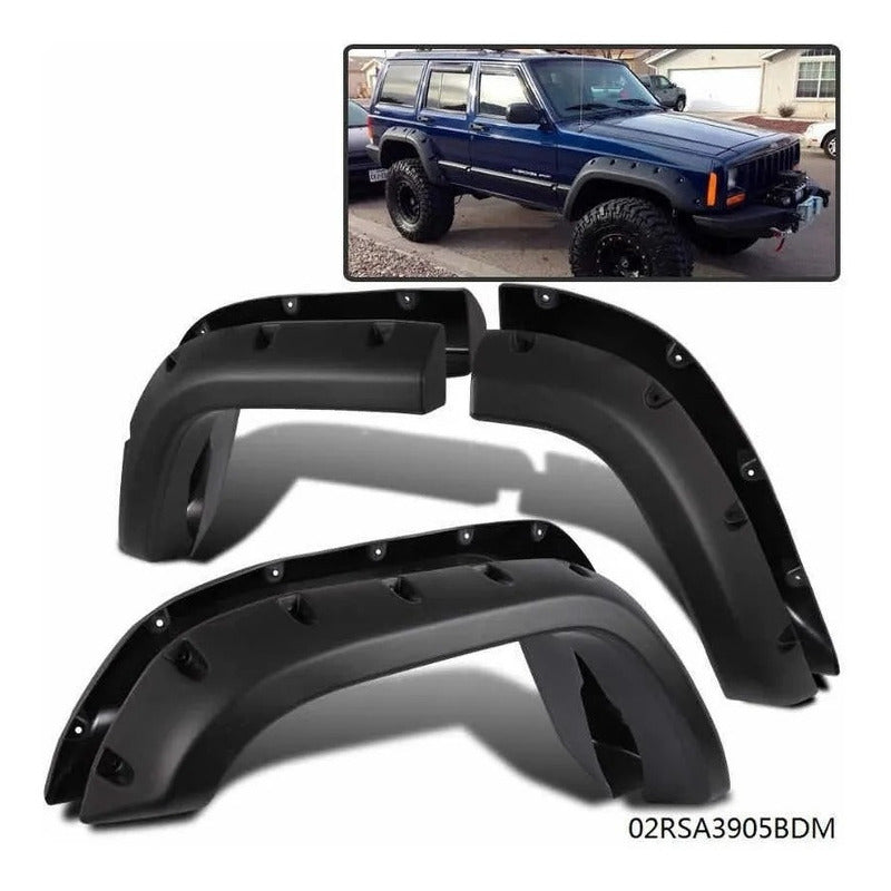 Jeep Cherokee Xj 1984 to 2001 corner guards