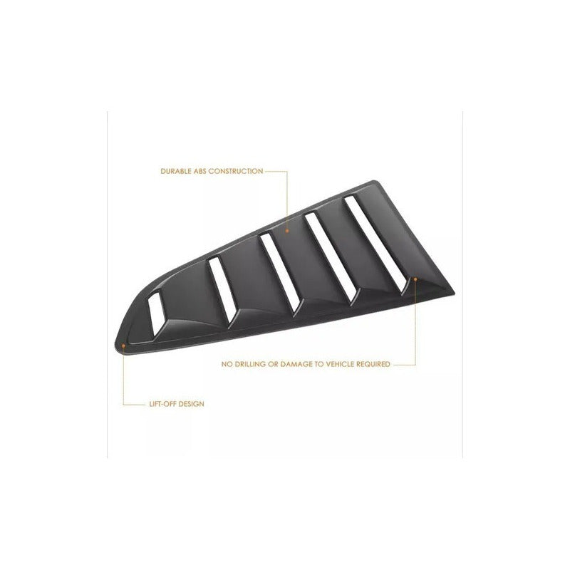 Louvers Rejillas Laterales Mustang 2015 2016 2017 2018