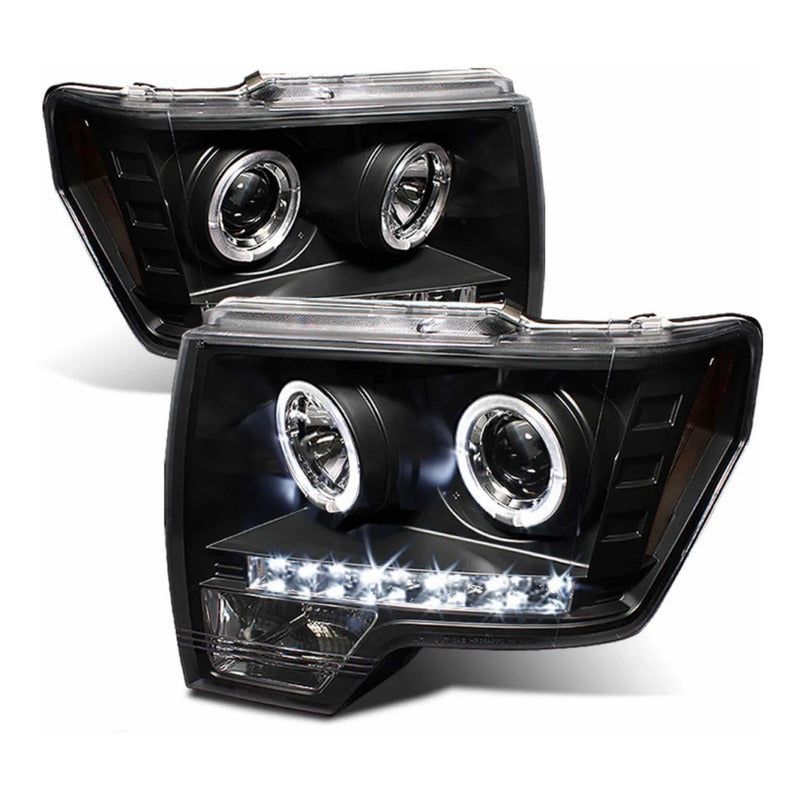 Led Headlights F-150 Lobo 2009 2010 2011 2012 2013 2014