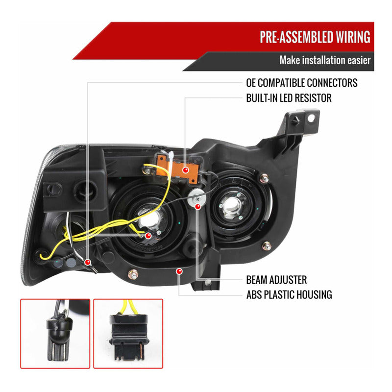 Led headlights Dodge Charger 2006 to 2010