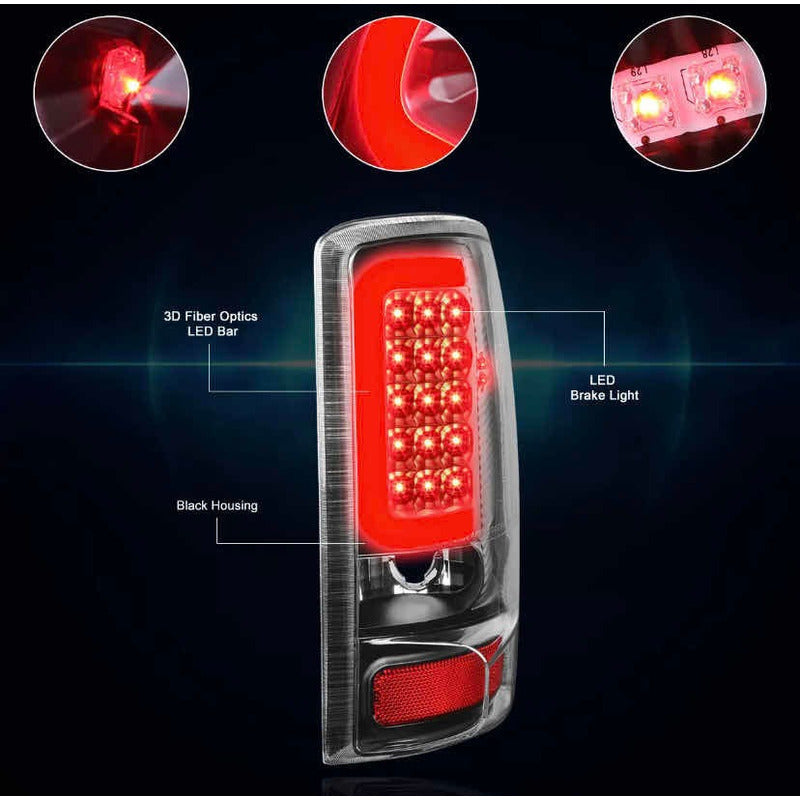 Calaveras Led Chevy Tahoe/gmc Yukon 2000 2001 A 2006 Par