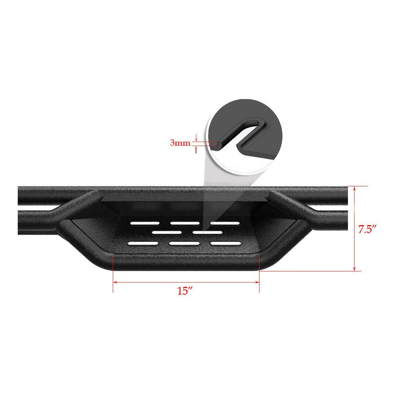 Estribos Jeep Wrangler Yj Tj 87 88 89 90 91 92 A 2006